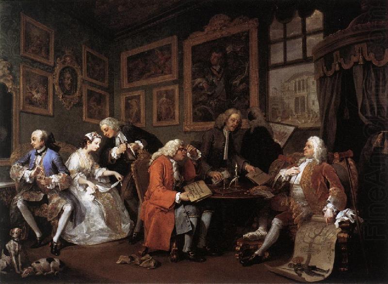 Marriage a la Mode 1, HOGARTH, William